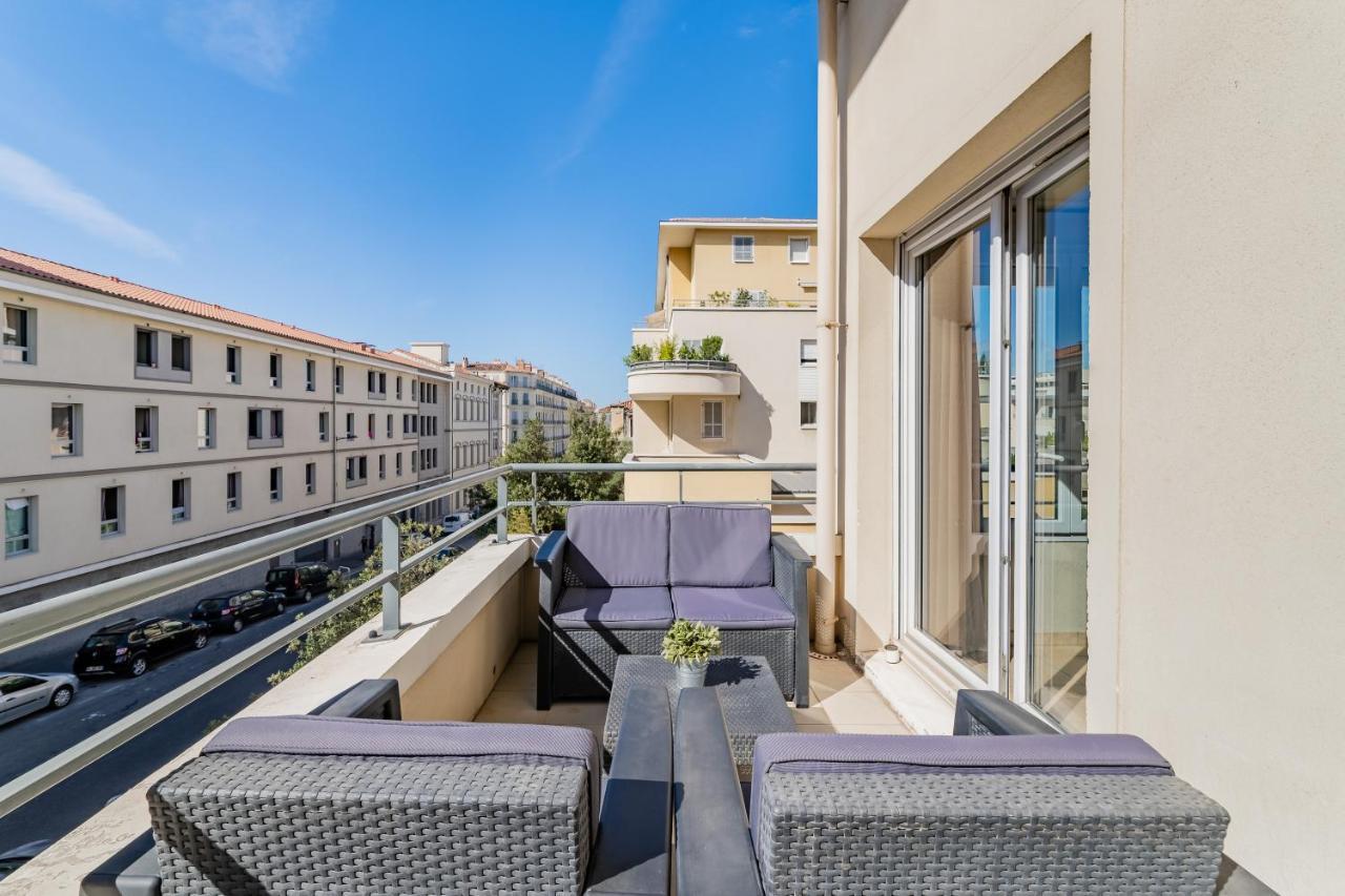 La Joliette; Duplex 2 chambres, PARKING INCLUS+ Terrasse+ ascenseur Marsiglia Esterno foto