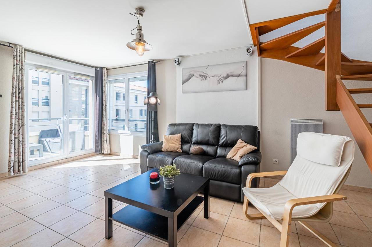 La Joliette; Duplex 2 chambres, PARKING INCLUS+ Terrasse+ ascenseur Marsiglia Esterno foto