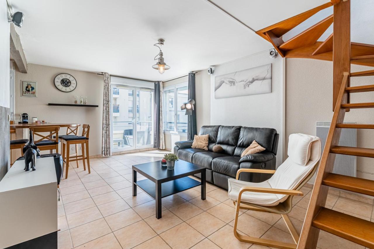 La Joliette; Duplex 2 chambres, PARKING INCLUS+ Terrasse+ ascenseur Marsiglia Esterno foto