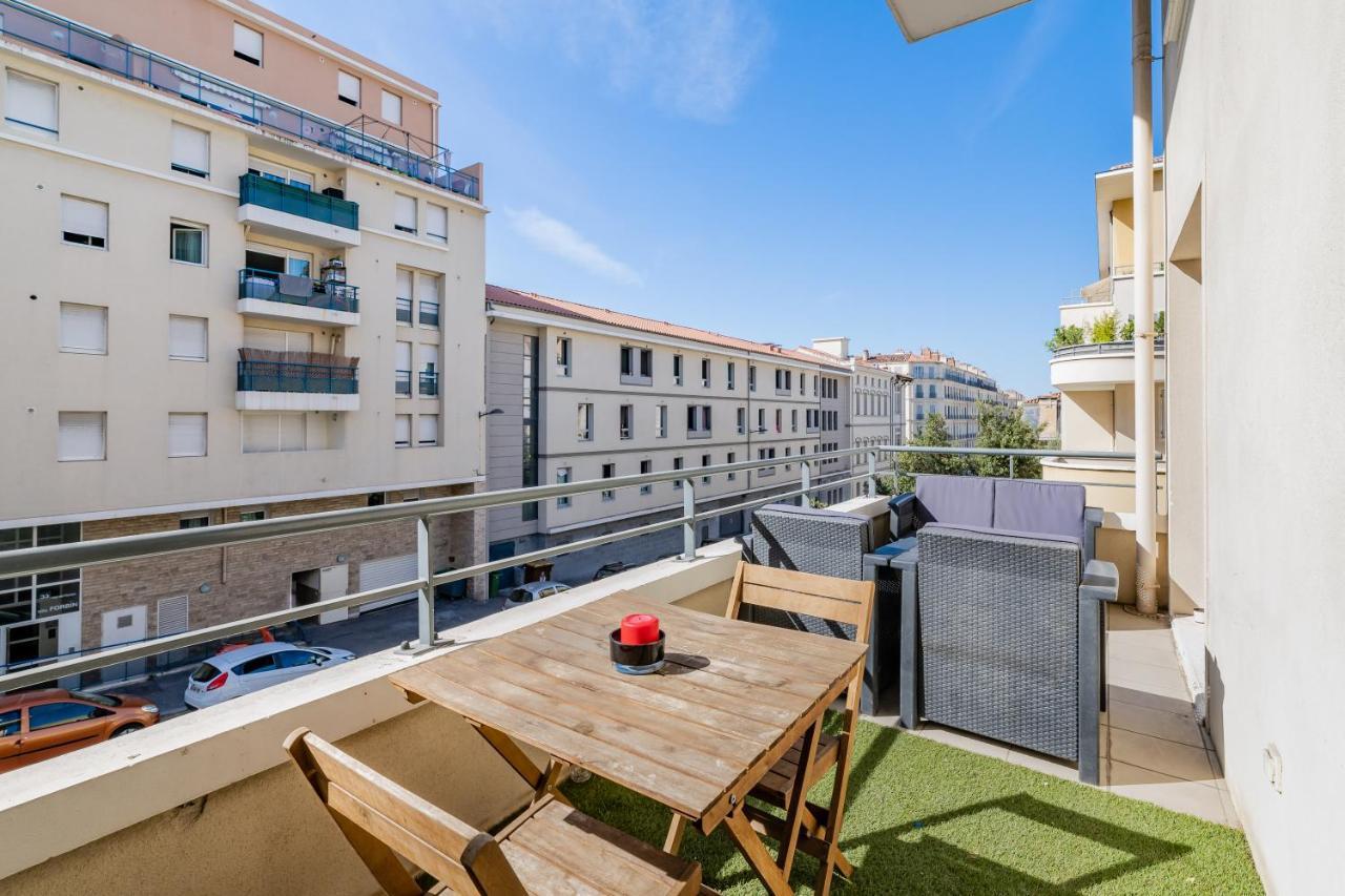 La Joliette; Duplex 2 chambres, PARKING INCLUS+ Terrasse+ ascenseur Marsiglia Esterno foto